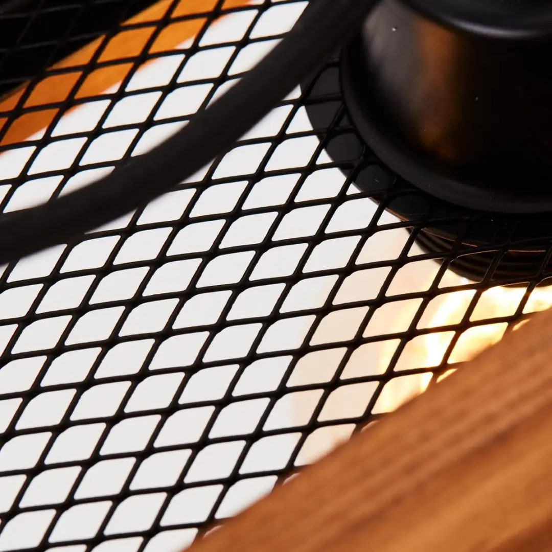 Brilliant Calandra Hanglamp - 4 Lichtpunten - Zwart/Bruin