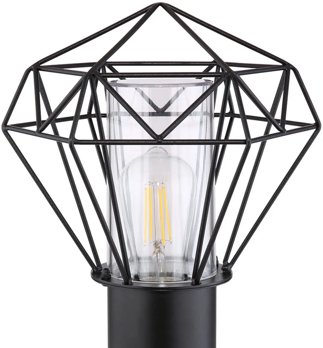 Globo Patio Vloerlamp Zwart - E27 - 22,5x100cm