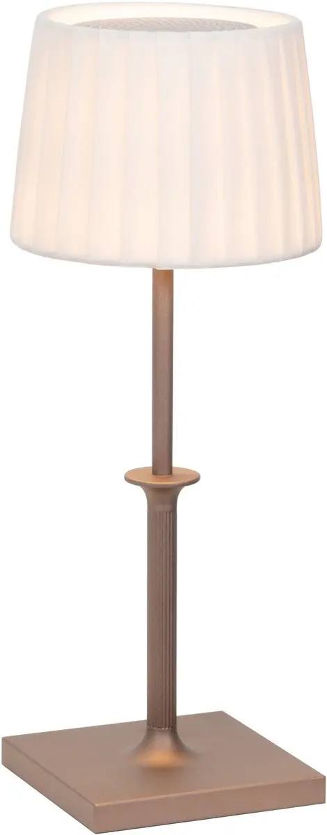 Zafferano Poldina Classic Oplaadbare Tafellamp Brons