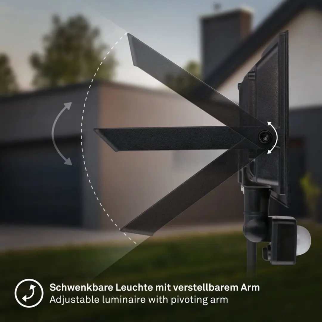 Briloner Varo LED Schijnwerper 30W - Zwart