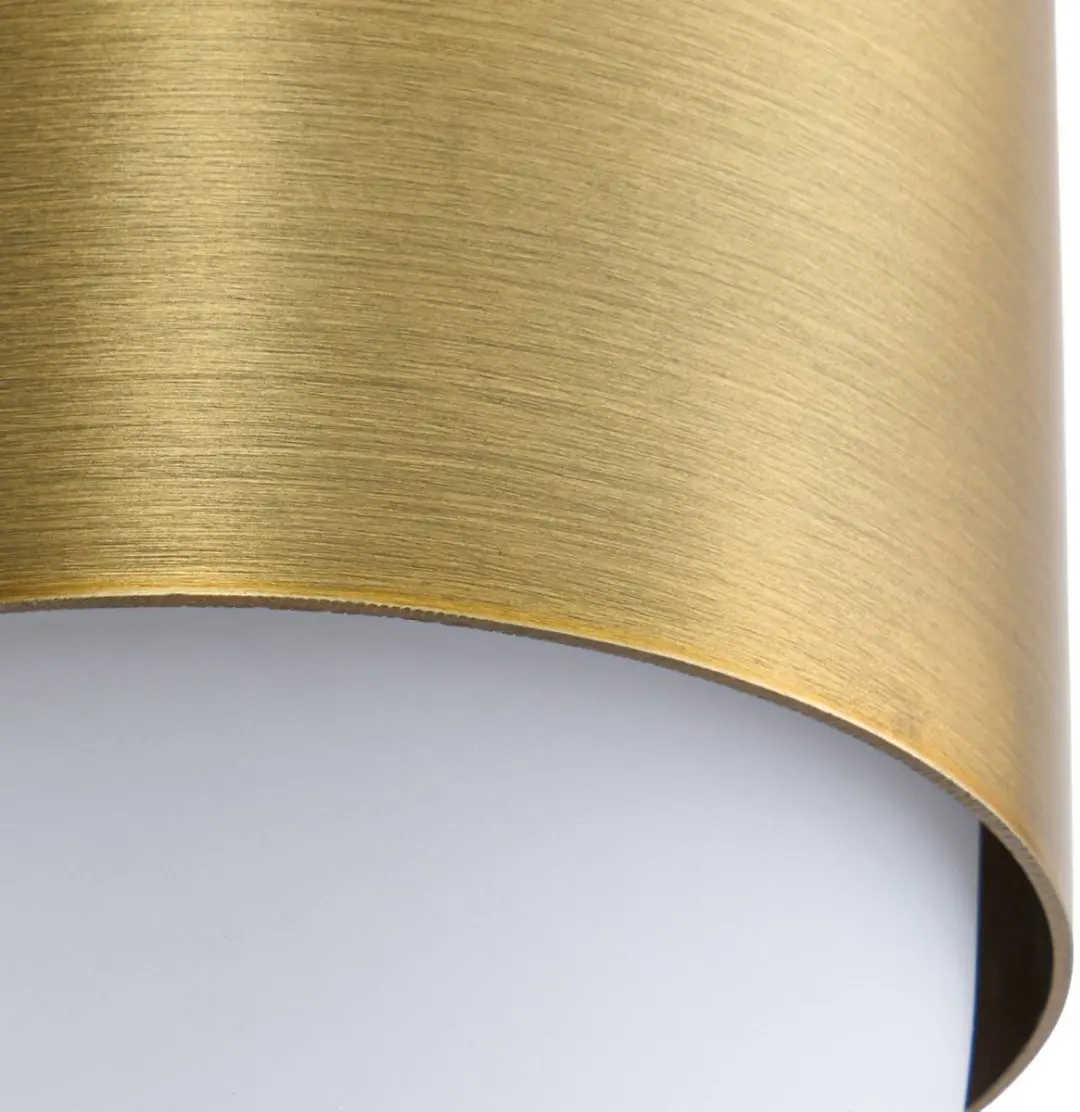 Lindby Wandlamp Buiten Aluminium Glas 1 Licht E27 - Messing/Wit