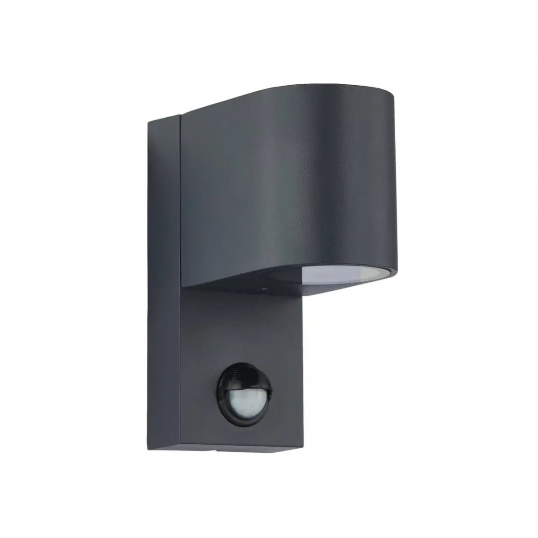 Lindby Wandlamp Buiten Aluminium 1 Licht GU10 - Antraciet