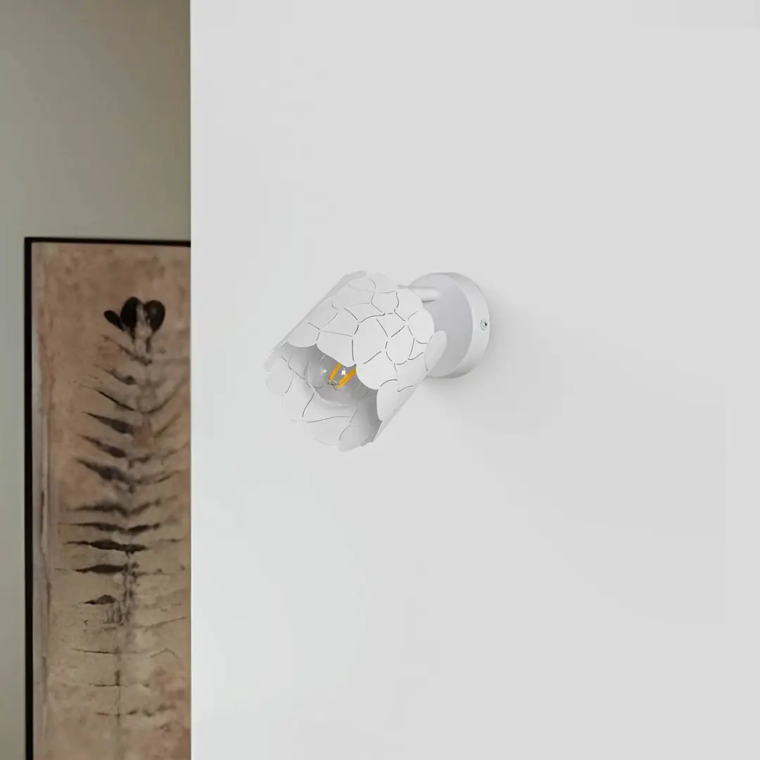 Lindby Wandlamp Metaal 1 Licht E27 Wit