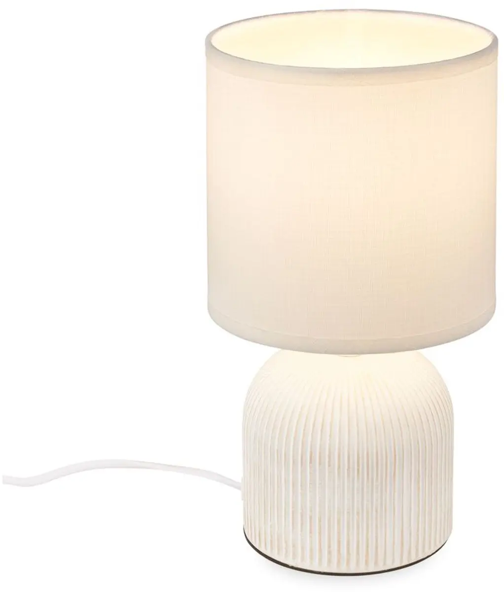 Briloner Ino Tafellamp - Ø15cm x 28cm Wit