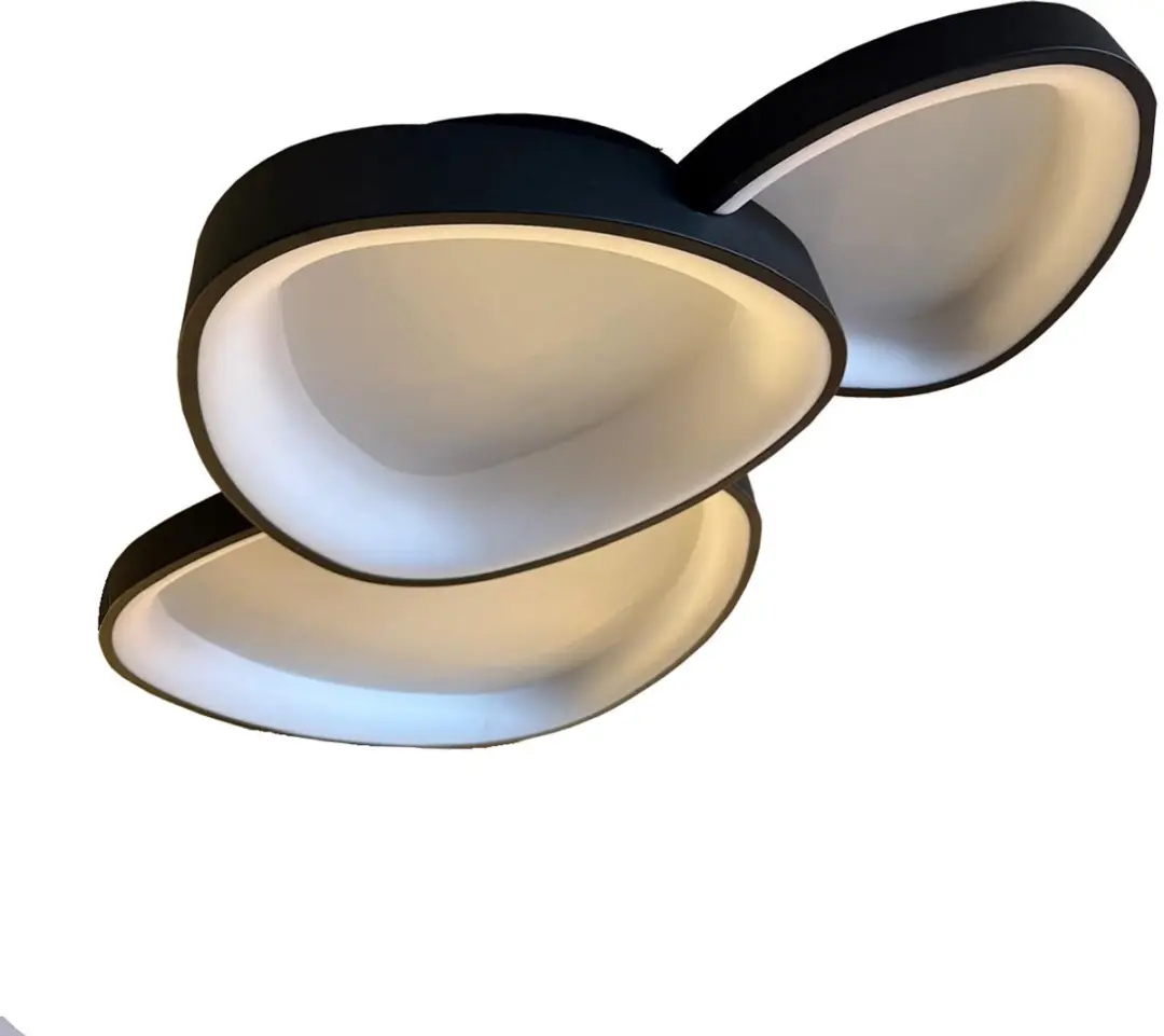 Freelight Organico Plafondlamp 90cm - 3x80W - Zwart