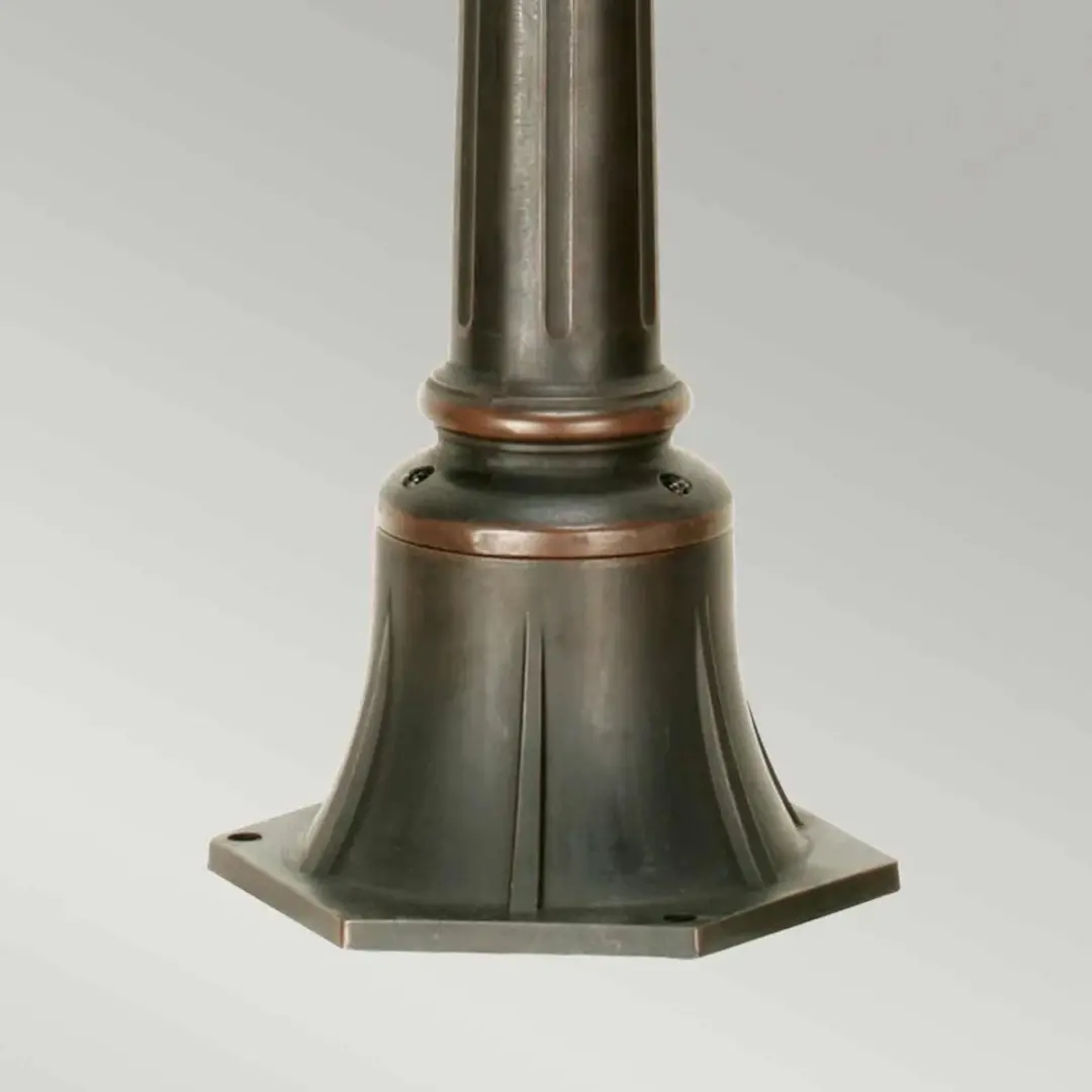 Elstead LED Tuin Pilaar Philadelphia E27 60W - Old Bronze