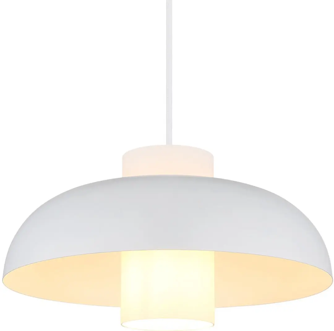 Globo Lowe Hanglamp - Ø38cm - E27 - Wit