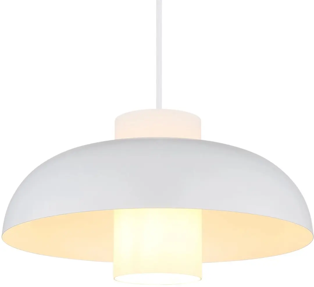 Globo Lowe Hanglamp - Ø38cm - E27 - Wit