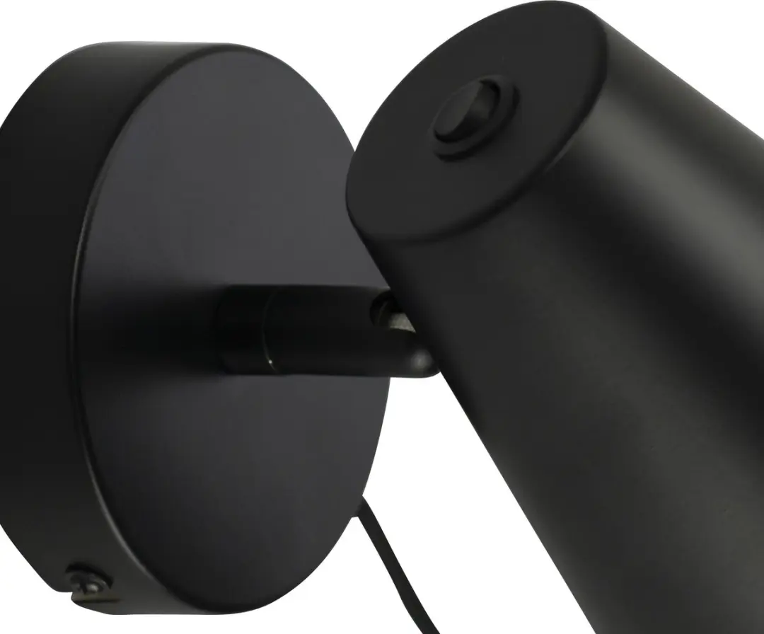 Dyberg Larsen Cale Wandlamp - Mat Zwart
