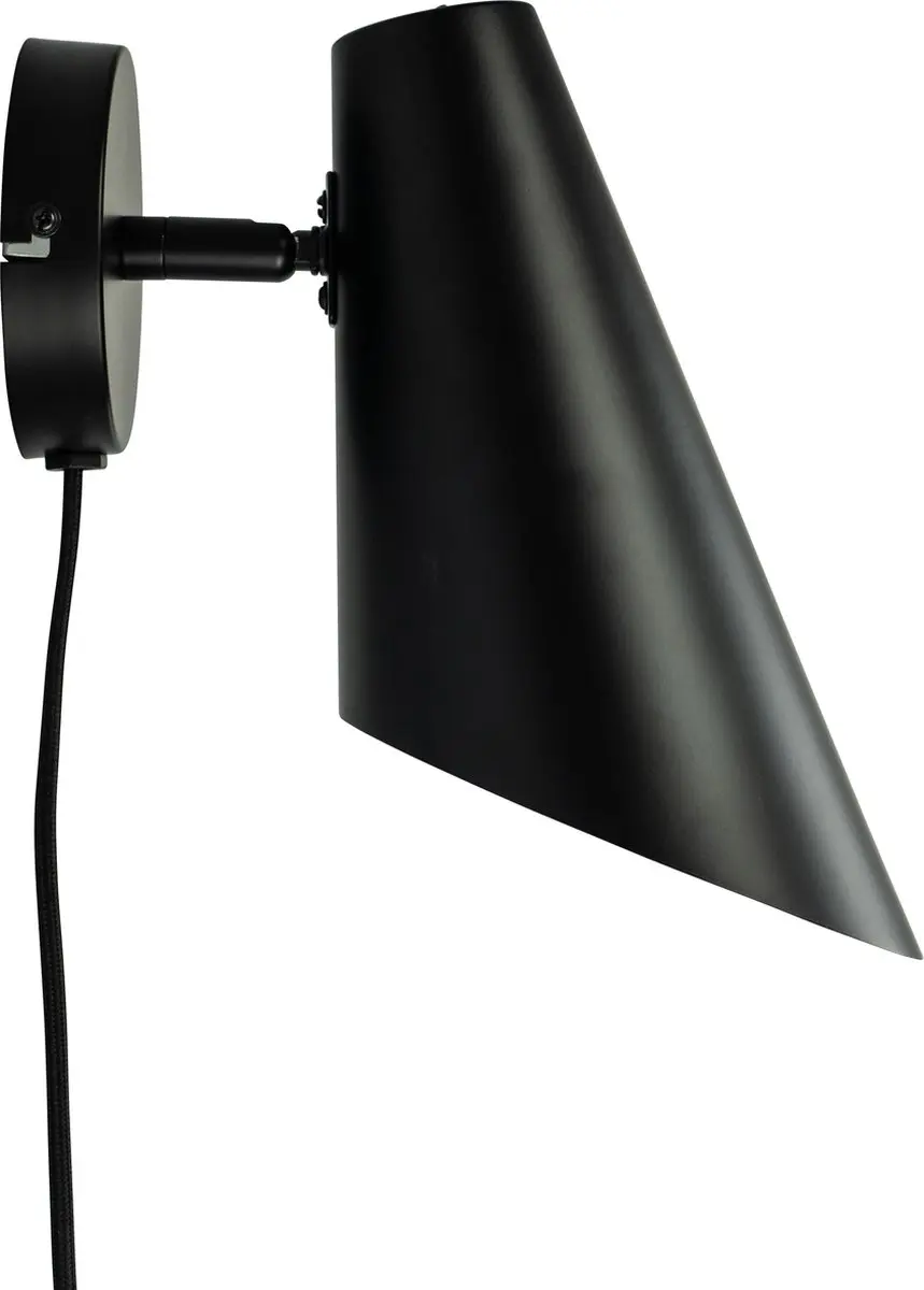 Dyberg Larsen Cale Wandlamp - Mat Zwart