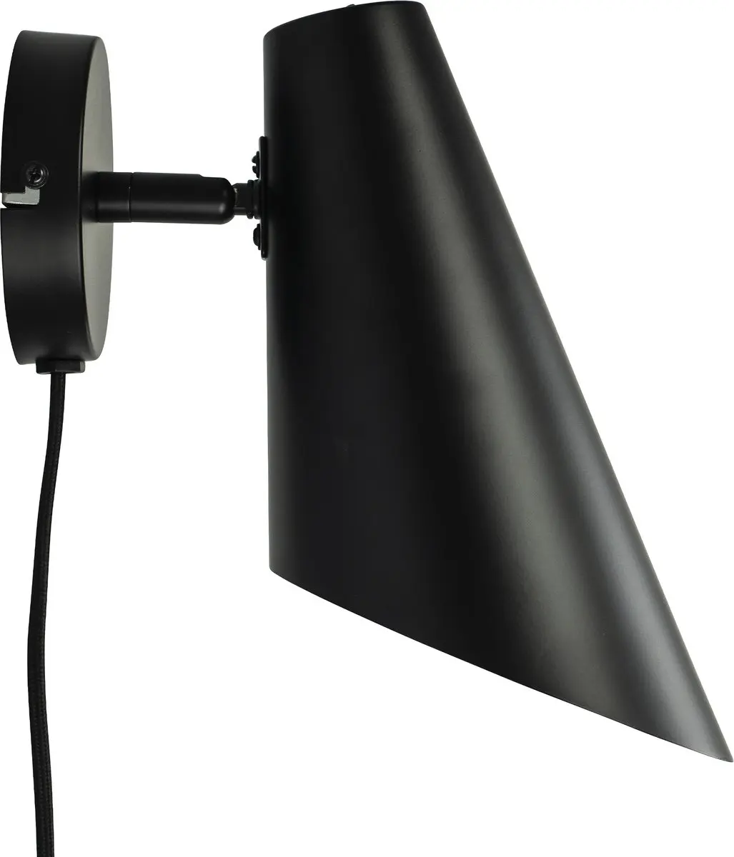 Dyberg Larsen Cale Wandlamp - Mat Zwart