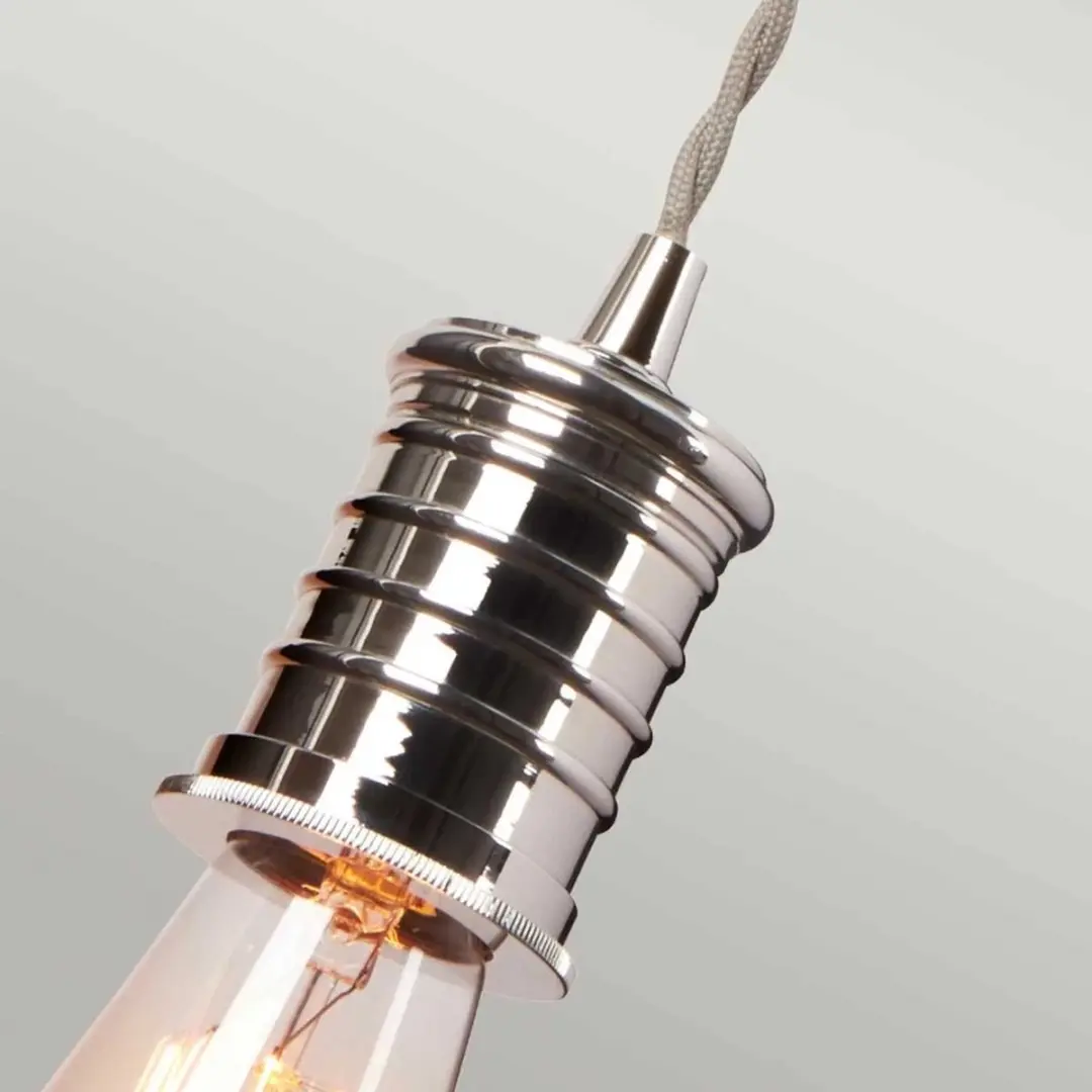 Elstead LED Wandlamp E27 60W - Polished Nickel