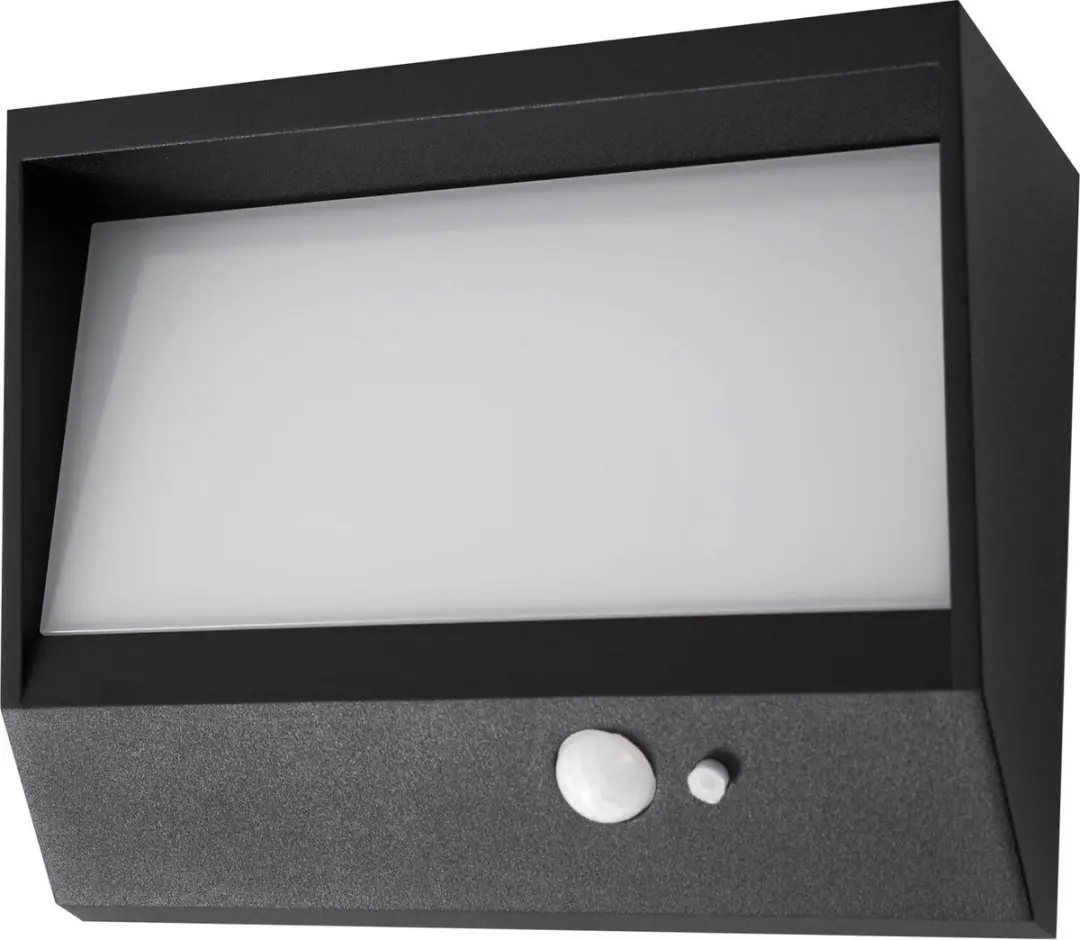 Lucande Solar Buitenlamp - Gegoten aluminium - 14 cm - Zwart/Wit