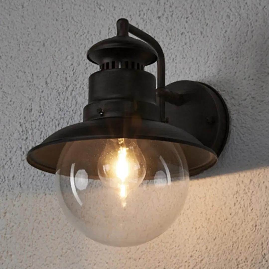 Lindby Wandlamp Buiten Eddie+ Roestbruin