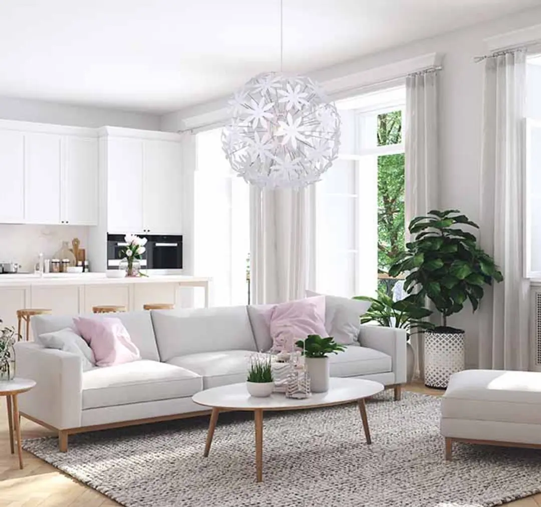 Globo Stella Hanglamp - Ø60cm - Wit