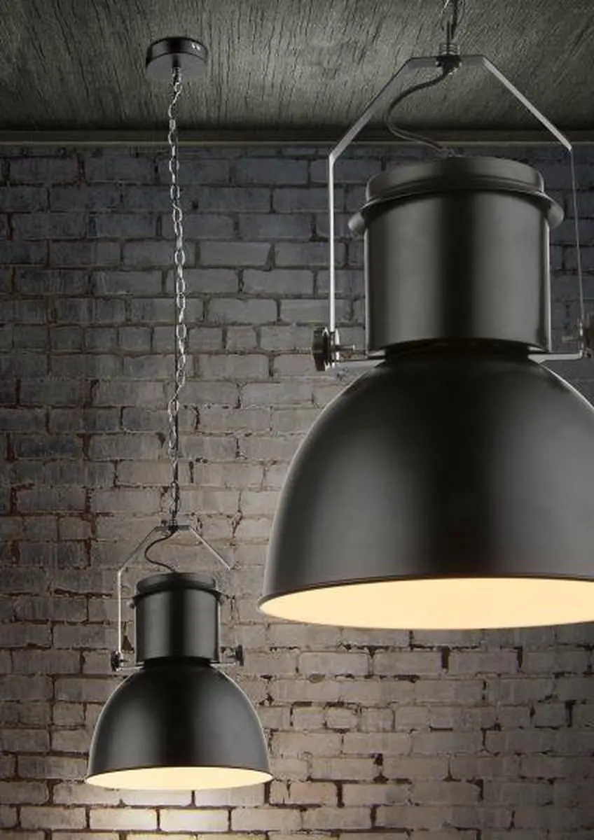 Globo Kutum Hanglamp - Ø27cm - Zwart