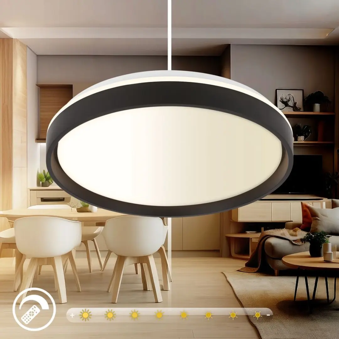 Briloner Ijus LED Plafondlamp Ø48cm - RGBW Zwart