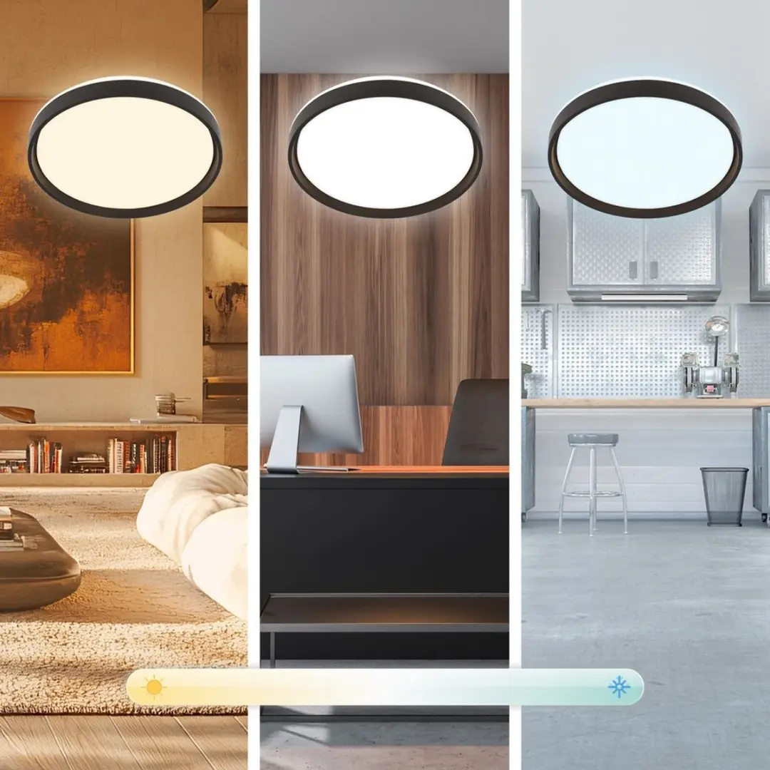 Briloner Ijus LED Plafondlamp Ø48cm - RGBW Zwart