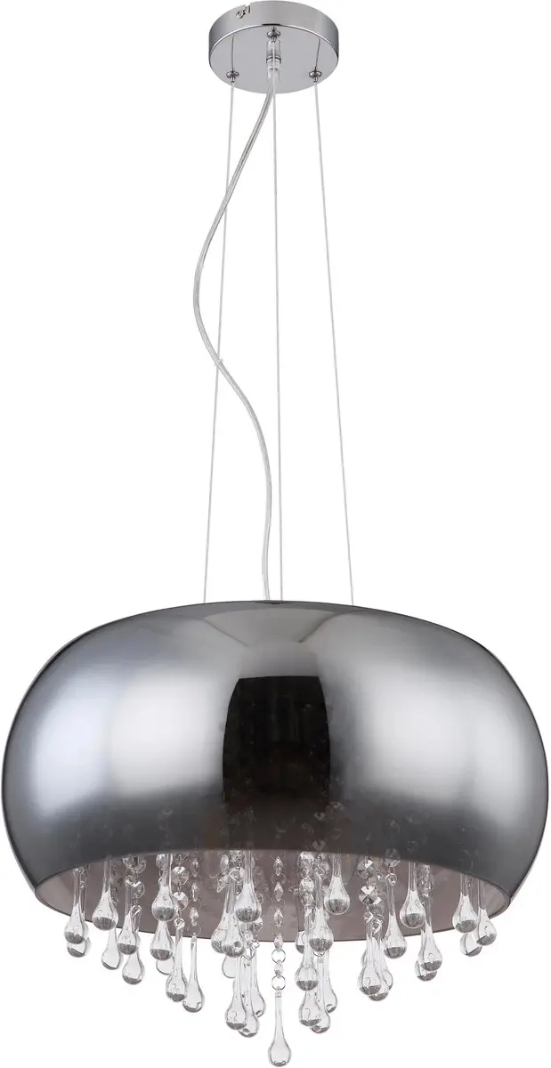 Globo Kalla Hanglamp - 5 Lichtpunten - Ø44cm - Chroom