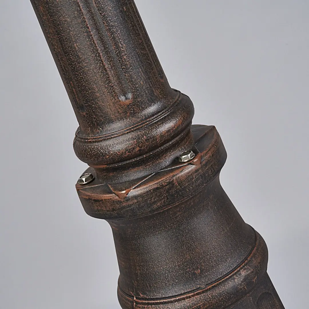 Lindby Lantaarnpaal 3-lichts - 198cm - Roestbruin