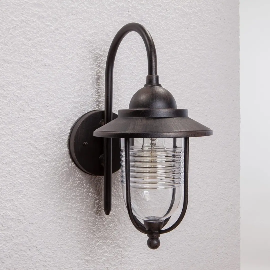 Lindby Wandlamp Buiten 1 Licht E27 Roest