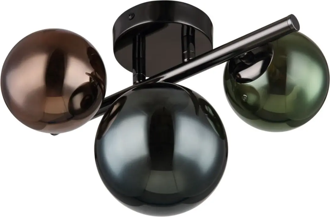 Globo Plafondlamp RIHA 3.50 - 3 Lichtpunten Matt grijs