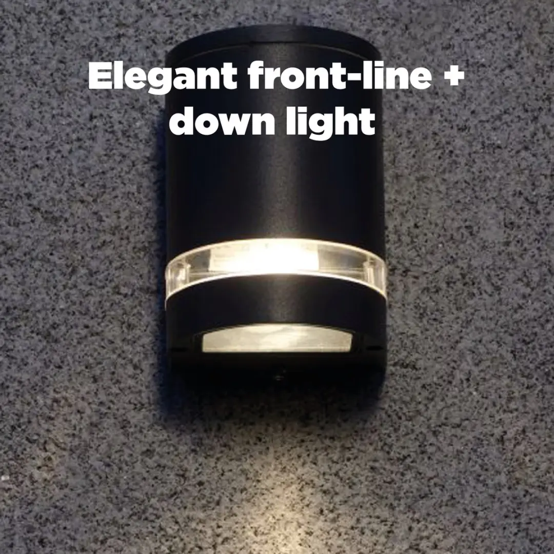 Lutec Focus Wandlamp Buiten GU10 - 2 Stuks - Donkergrijs