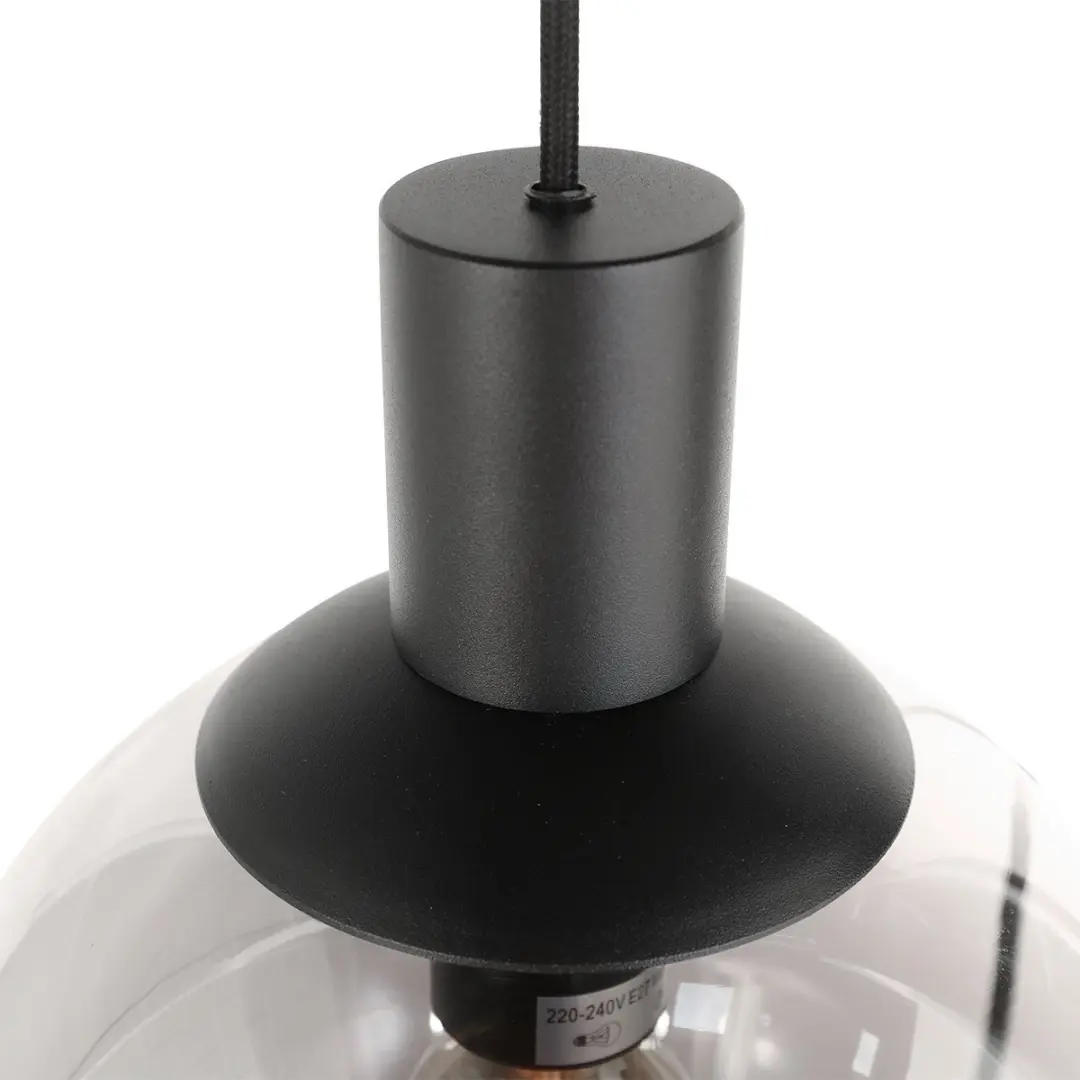 Steinhauer Bollique New 3800ZW Hanglamp - 5 Lichtpunten - Zwart