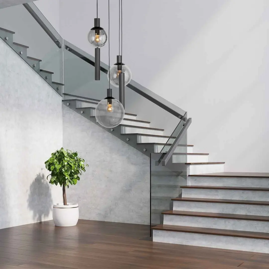 Steinhauer Bollique New 3800ZW Hanglamp - 5 Lichtpunten - Zwart