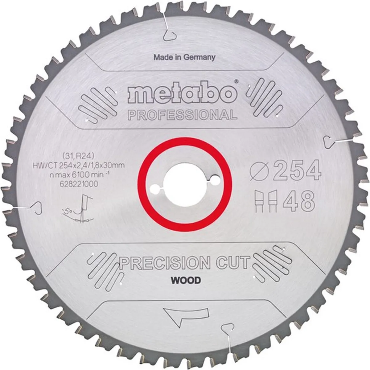 Metabo Precision Cut HW/CT Cirkelzaagblad Ø254mm 40T
