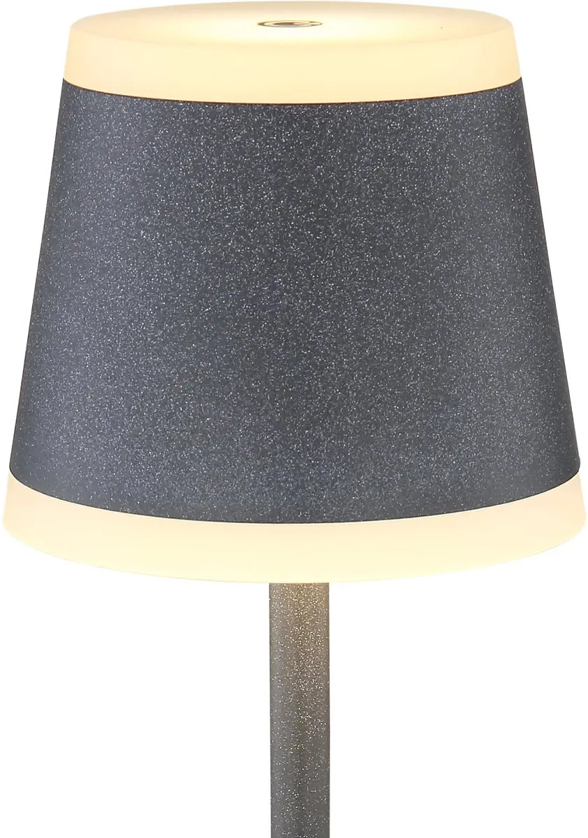Globo Ridley LED Tafellamp - Grijs Ø11cm