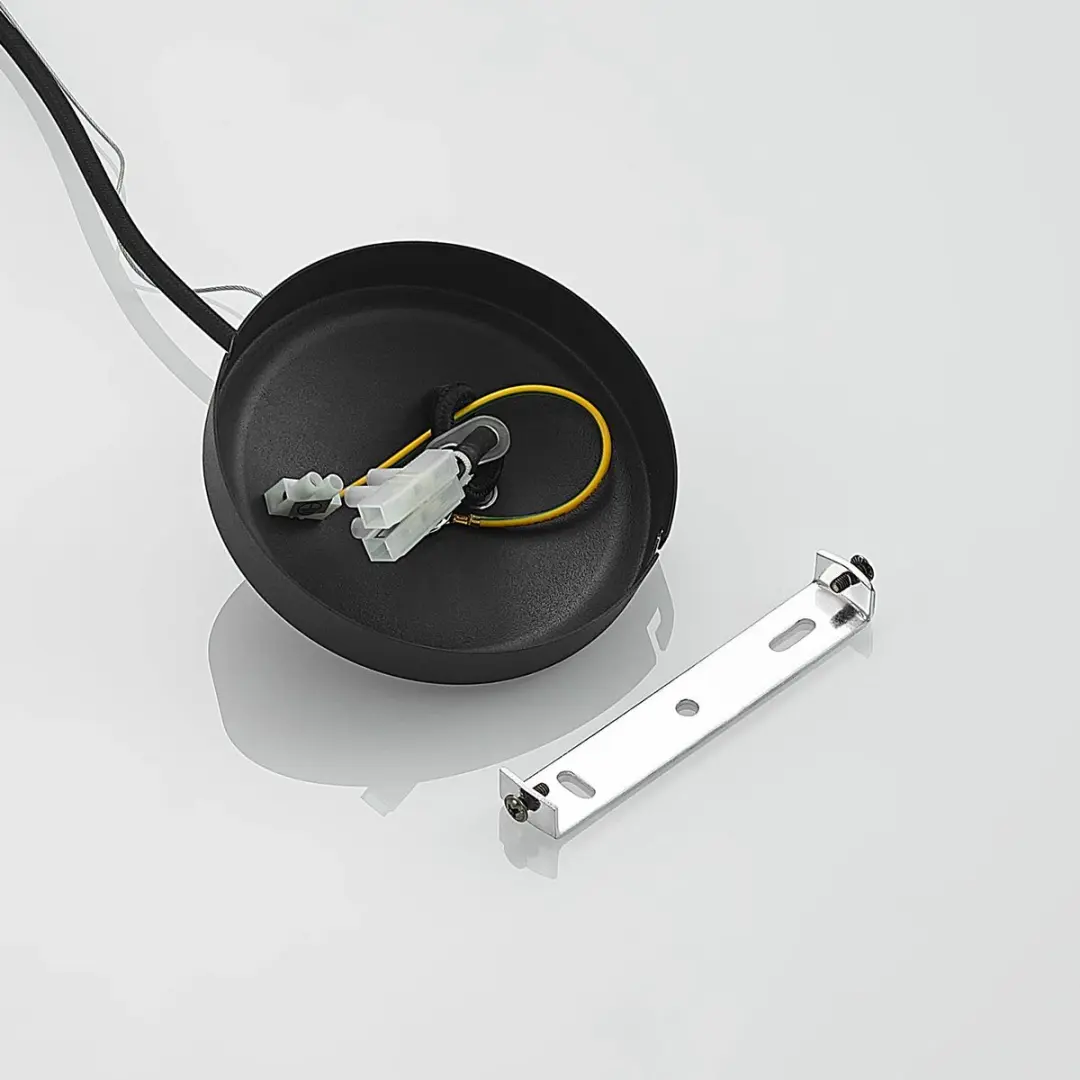 Lucande Hanglamp 3-Lichts - Zilvergrijs/Zwart