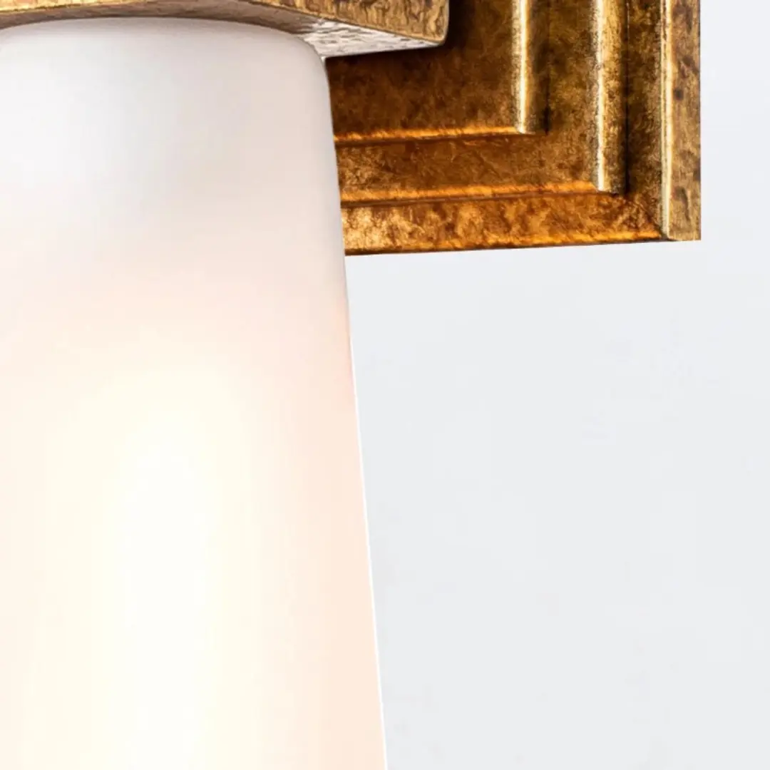 Elstead LED Wandlamp Kristy E27 40W - Goud