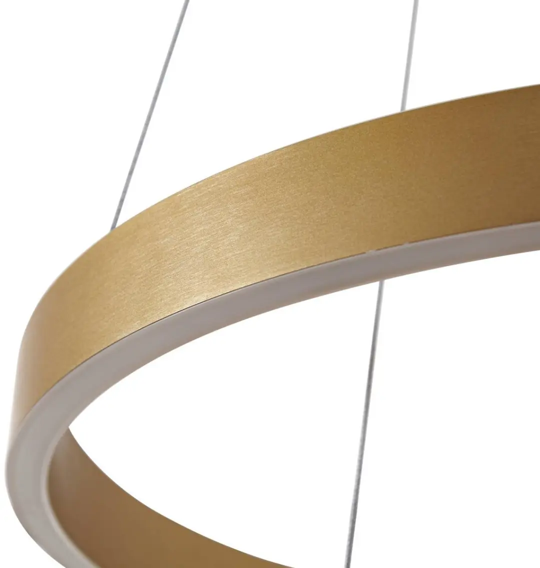 Lucande Hanglamp 2-lichts Metaal - 11000K - Goud/Wit
