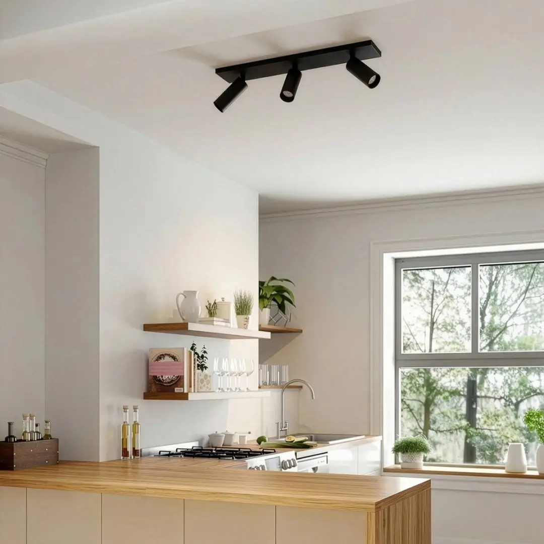 ARCCHIO Brijna Slim Buitenspot 3x GU10 - 15W - Zwart