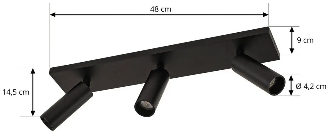 ARCCHIO Brijna Slim Buitenspot 3x GU10