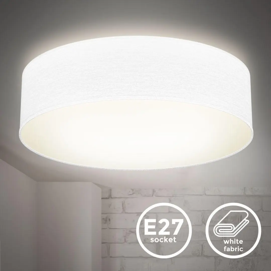 Briloner Plafondlamp Ø38cm - 2 Lichtpunten Wit