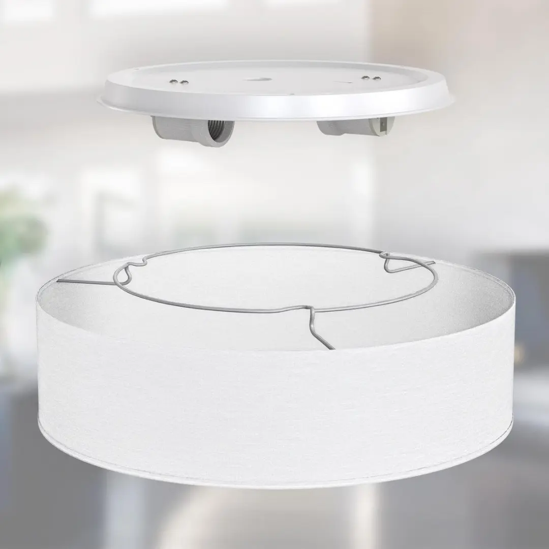 Briloner Plafondlamp Ø38cm - 2 Lichtpunten Wit