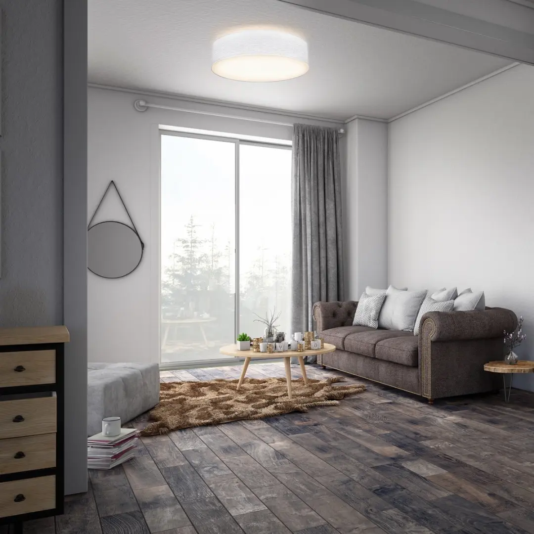 Briloner Plafondlamp Ø38cm - 2 Lichtpunten Wit