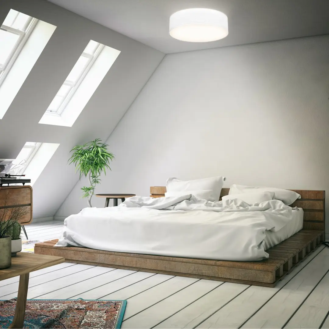 Briloner Plafondlamp Ø38cm - 2 Lichtpunten Wit