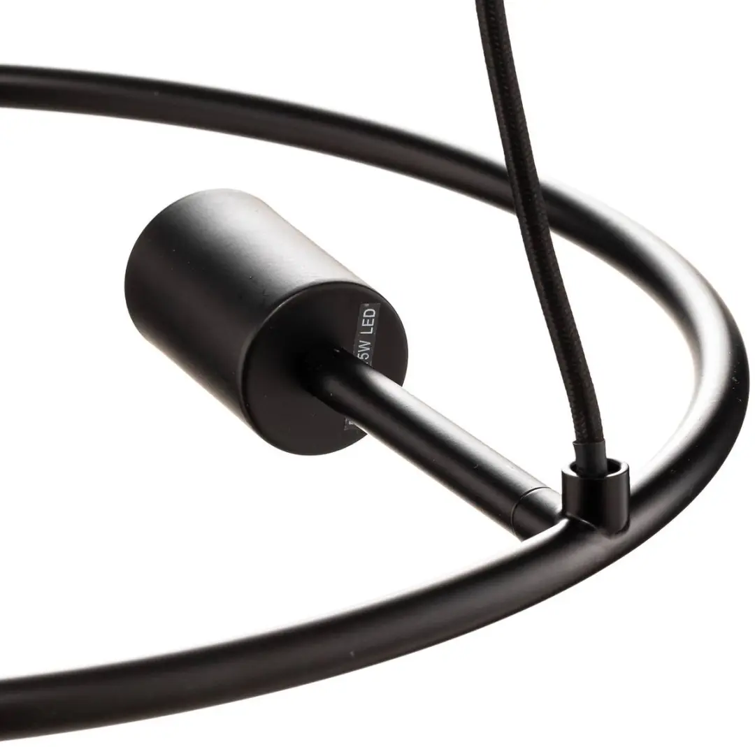 Lucande Hanglamp 3-Lichts Staal - Zwart