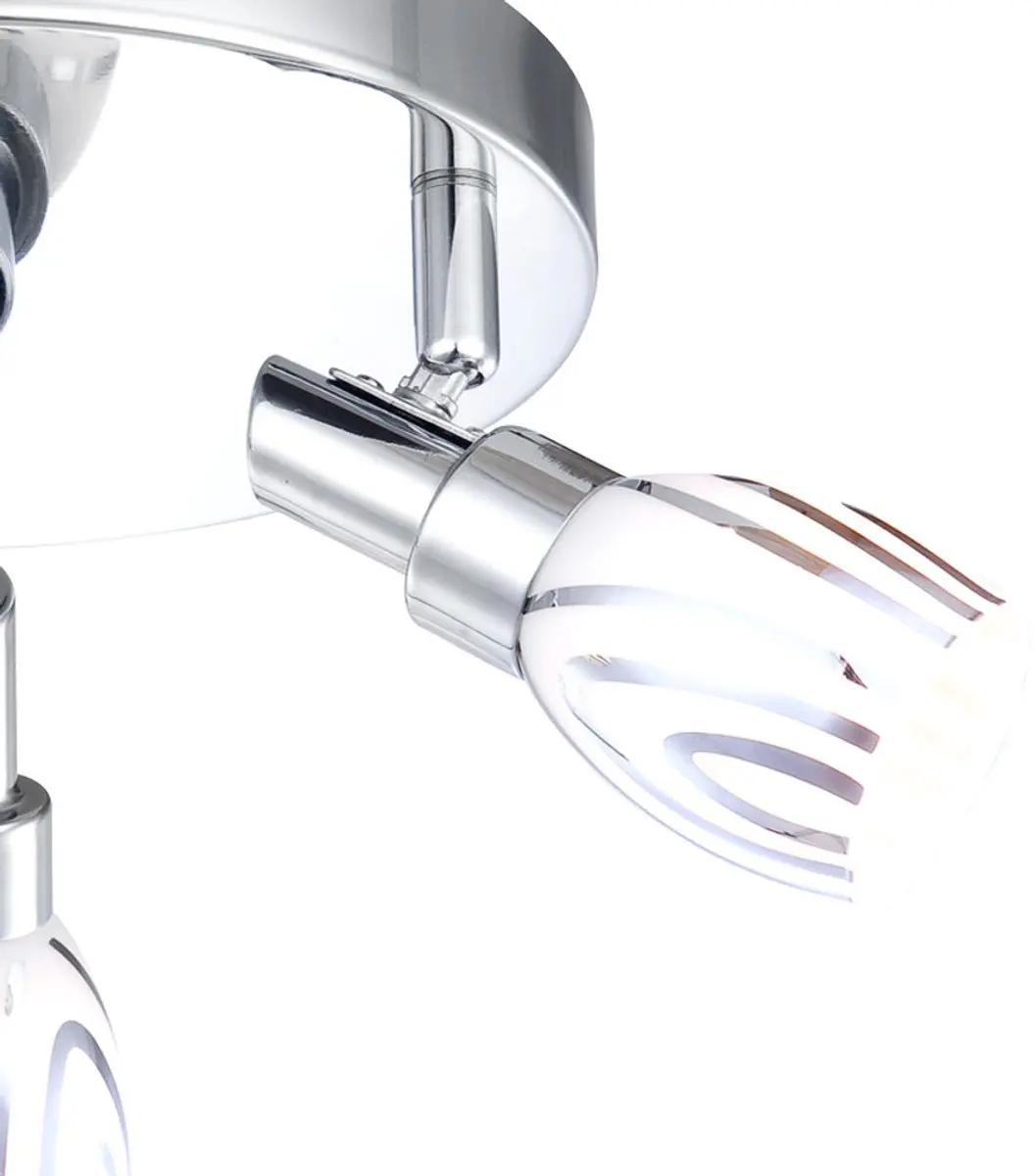 Globo Plafondlamp 3x Spots G9 Zilver - 33W