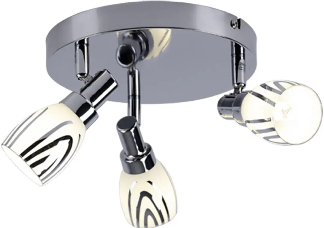 Globo Plafondlamp 3x Spots G9 Zilver