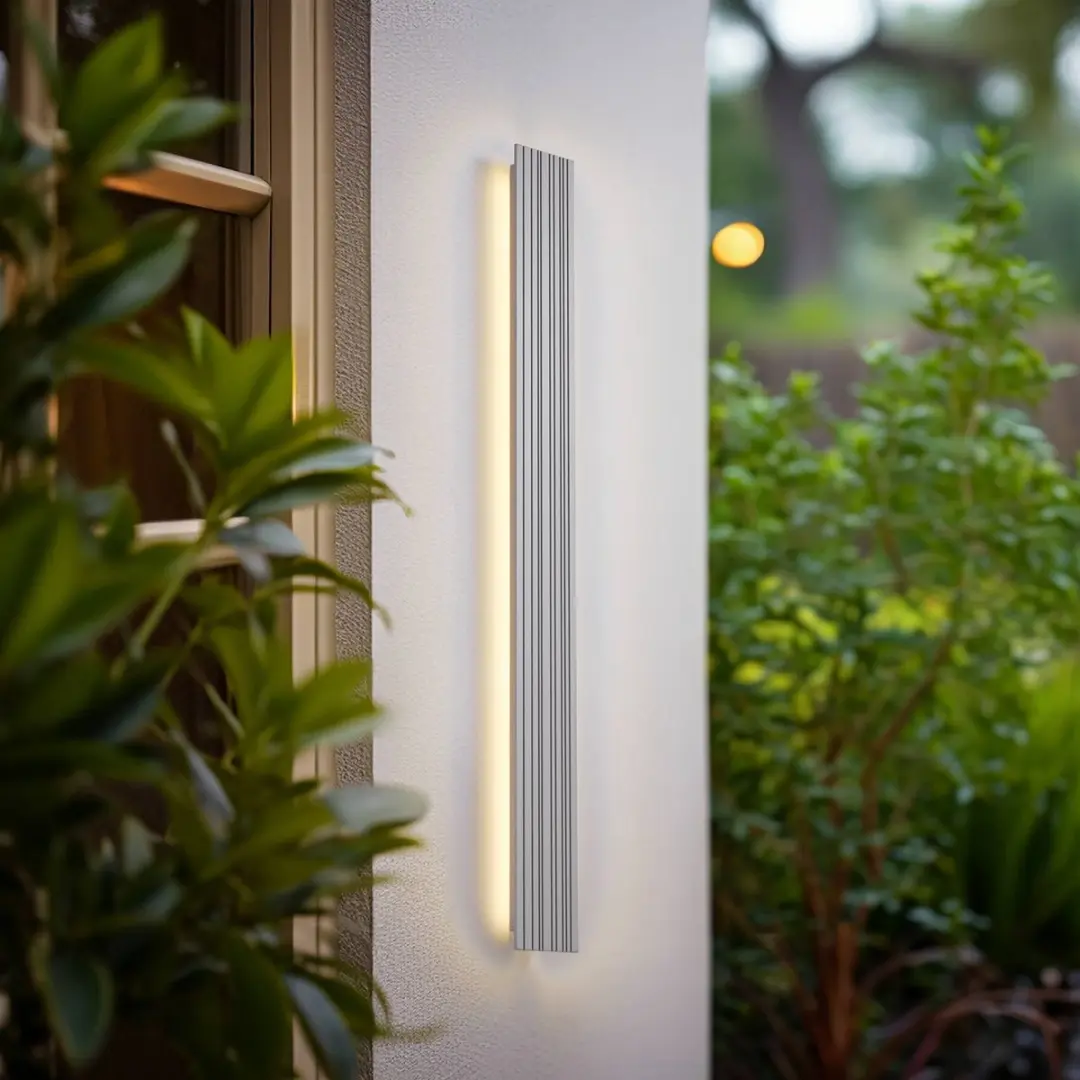 Lucande LED Wandlamp Buiten 18W - Grijs