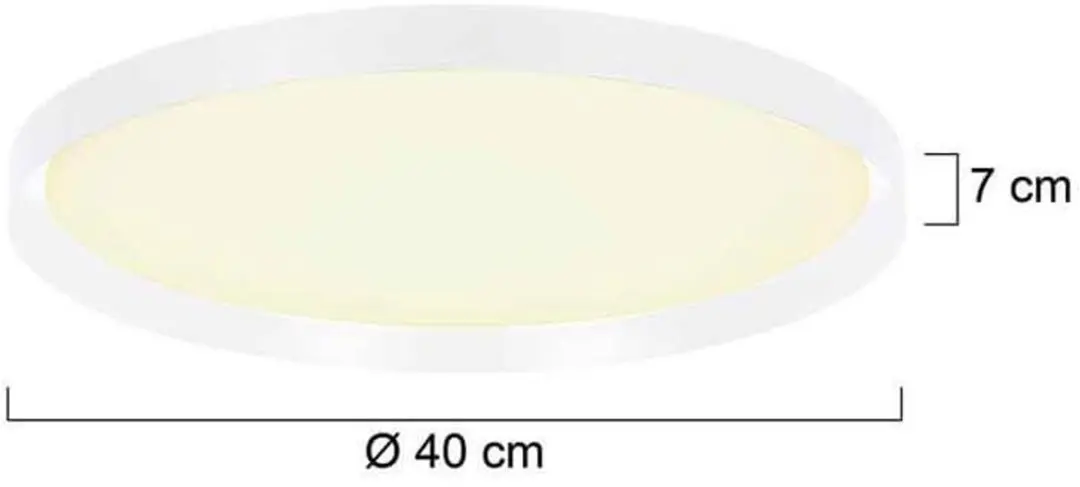 Steinhauer Flady 3685W Plafondlamp 2x36W 3500 Lumen - Wit