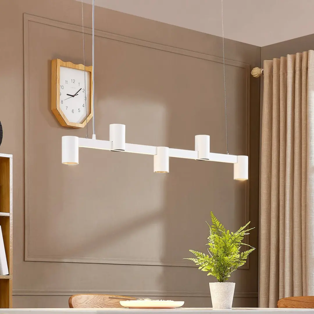 ARCCHIO Hanglamp 5-licht Aluminium - Wit