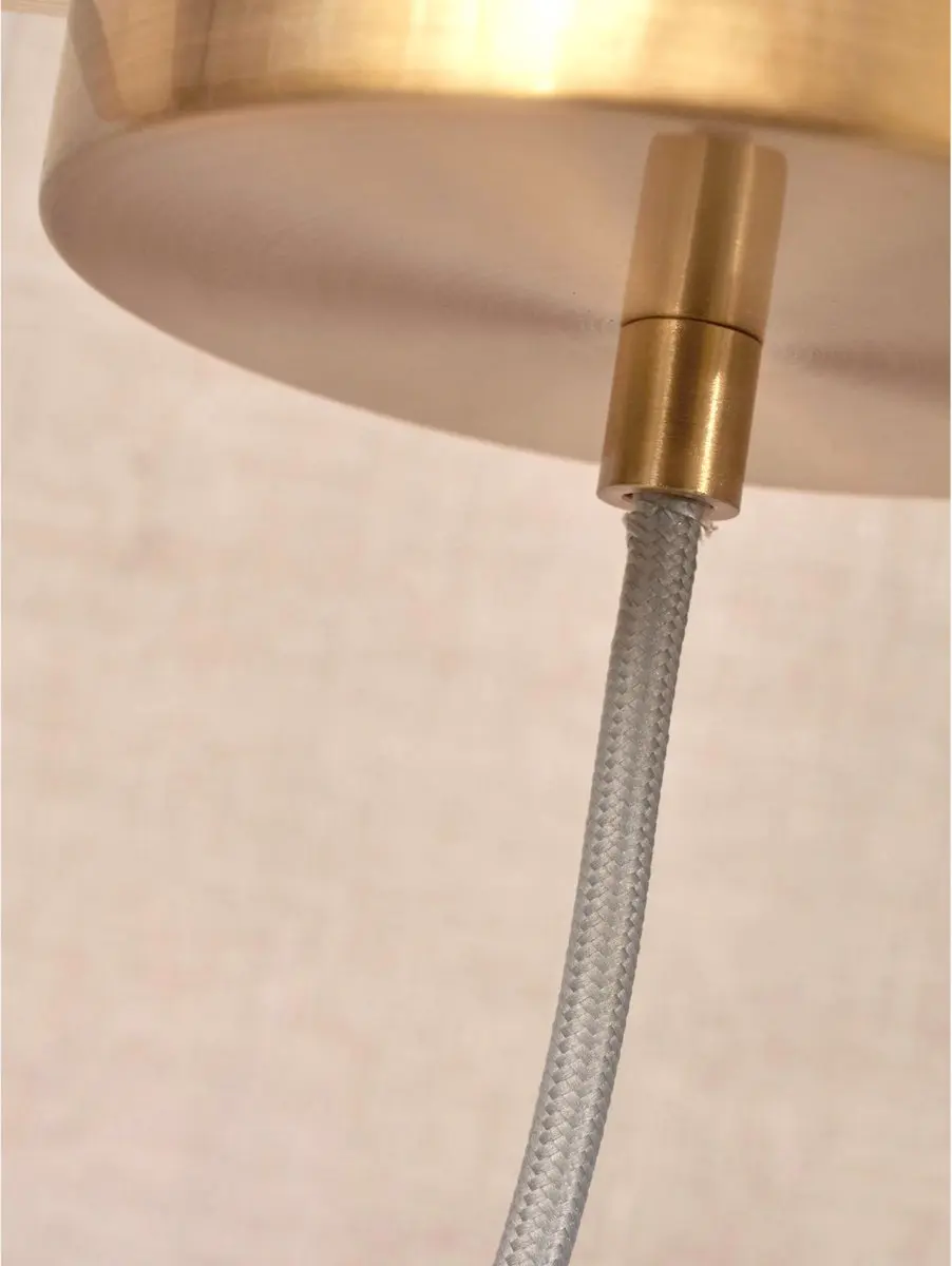 it's about RoMi Carrara Hanglamp - Goud/Wit Ø16cm