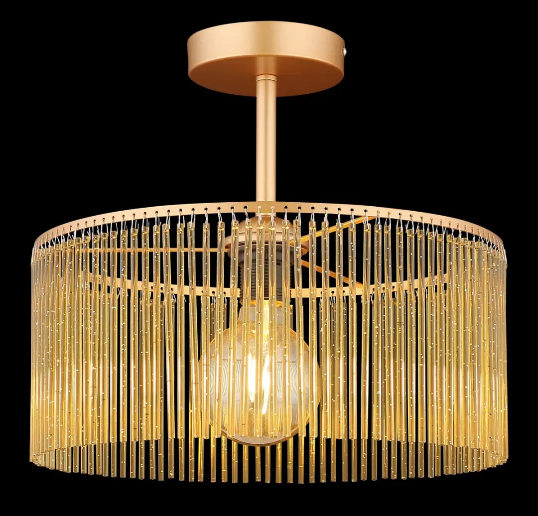Globo Leeds Plafondlamp Goud Ø35cm - E27