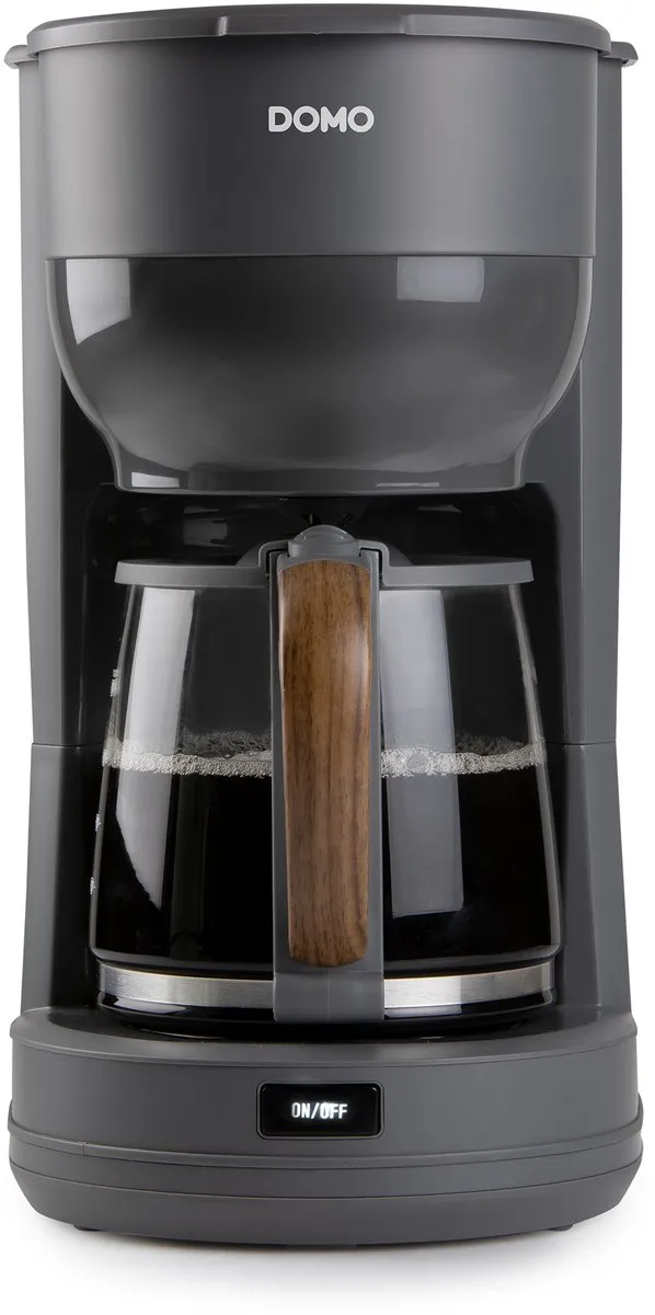 Domo DO754K Koffiezetapparaat - 1,25L - 10 Kopjes - Grijs
