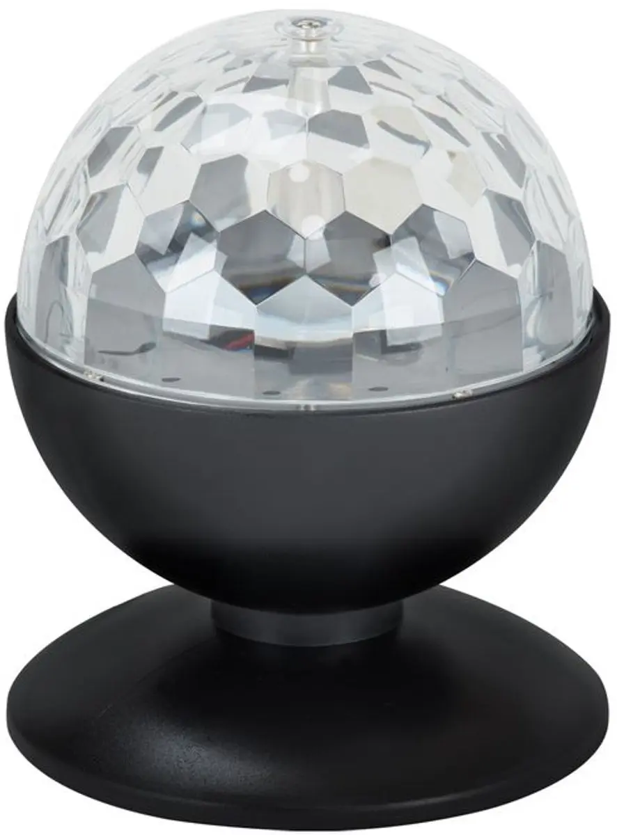Briloner LED Disco Licht 3W RGB - Ø12.5cm - Zwart